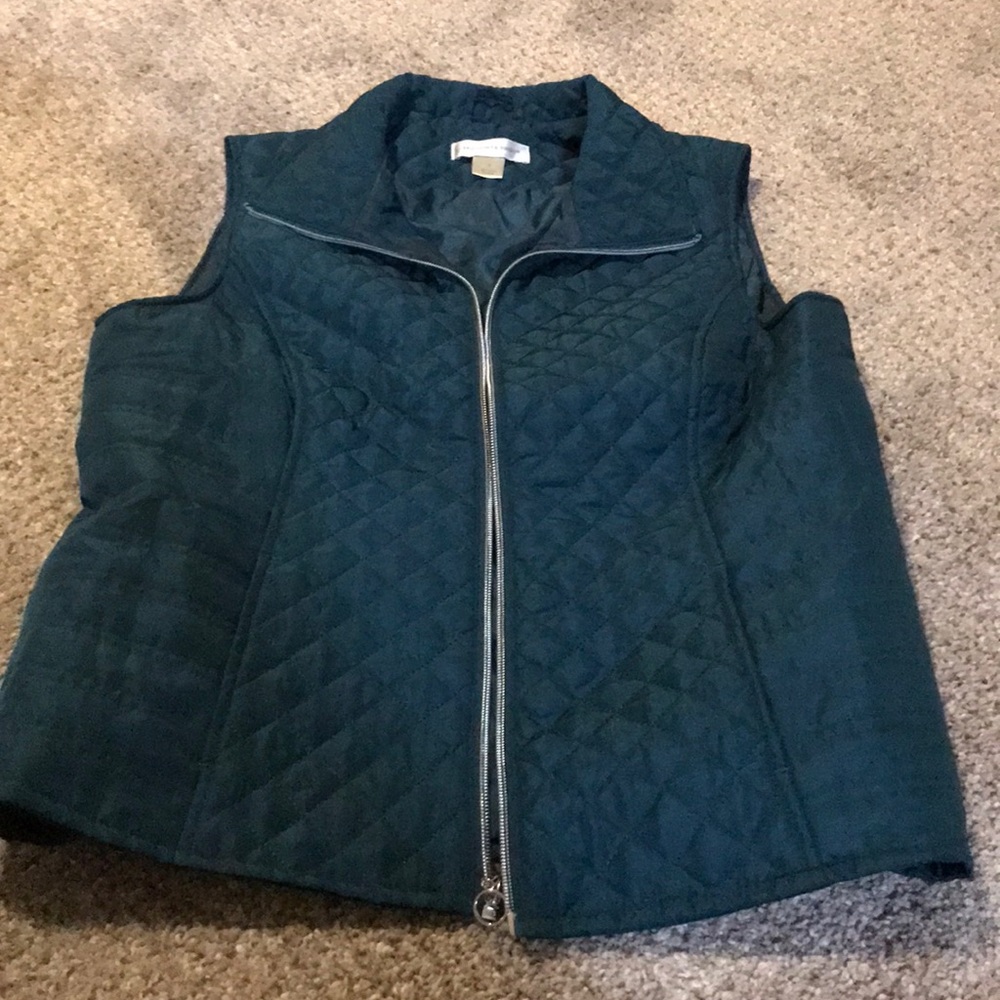 Dark emerald vest
